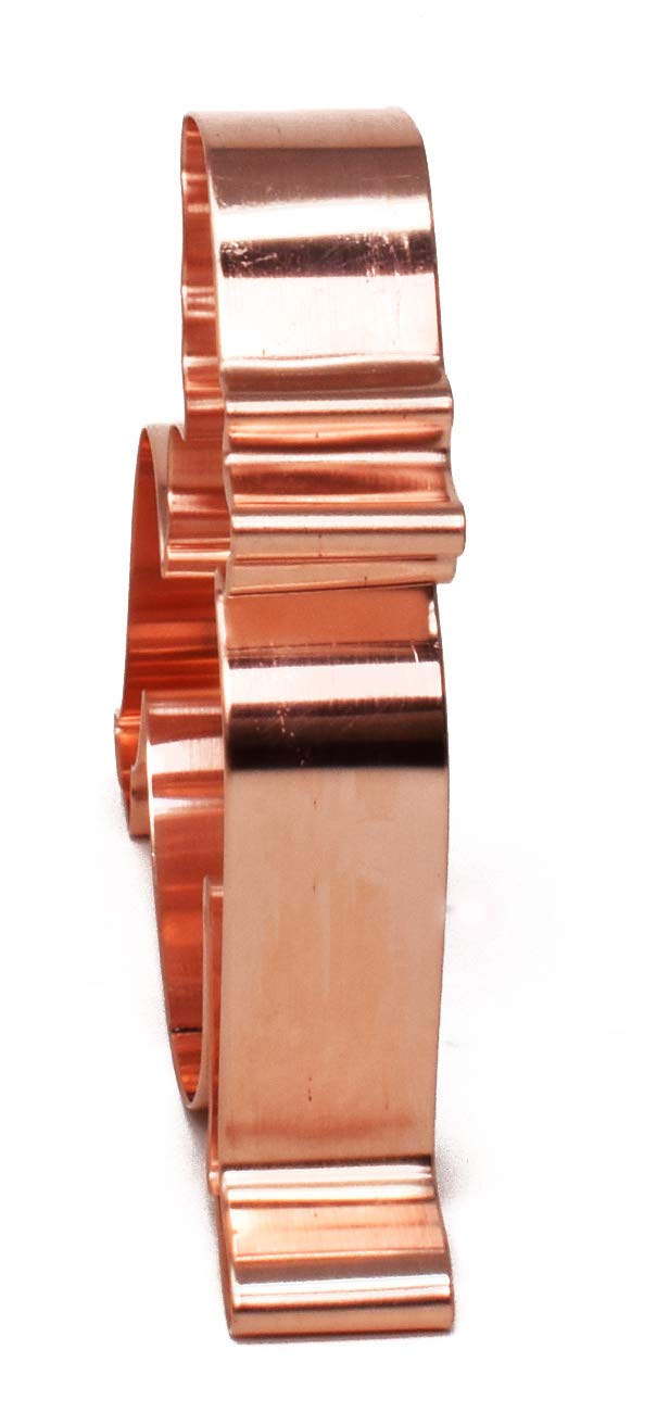 Curvy Mudflap Girl Cookie Cutter 6 X 3.75 X 0.75 Inches - Handcrafted Copper Cookie Cutter By The Fussy Pup