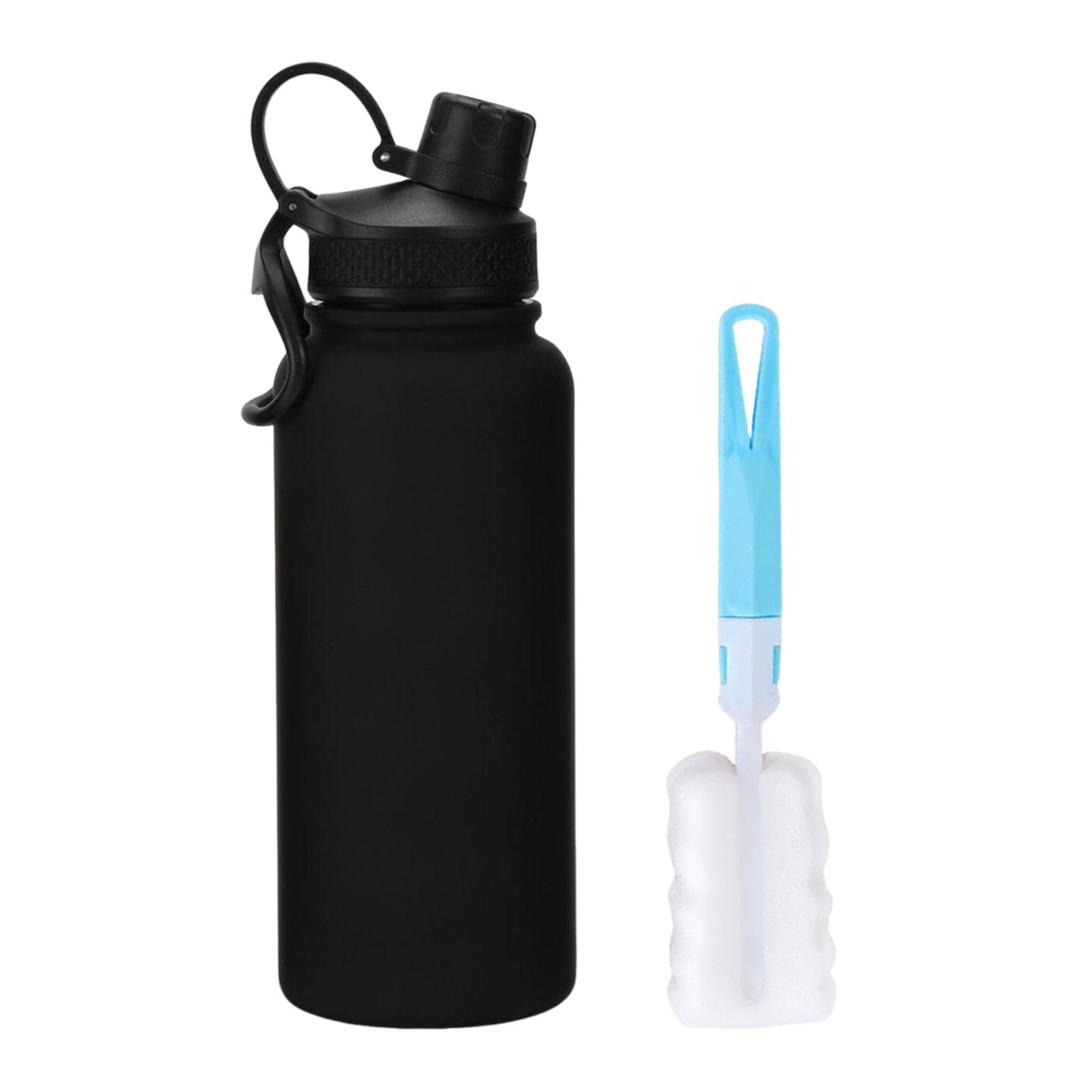 32 oz Insulated Water Bottle, Vacuum Stainless Steel Double Wall, LeakProof BPAFree, Keeps Cold 24H Hot 12H for Sports Travel 