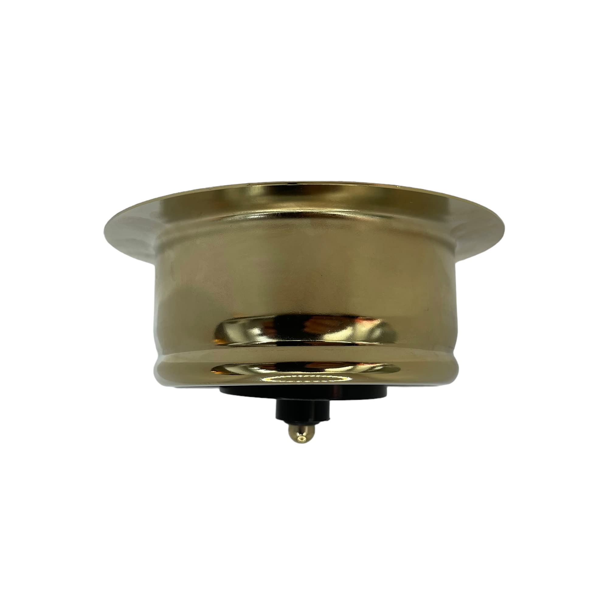 Sinksense 3.5'' Disposal Flange Drain With Stopper, Satin Gold