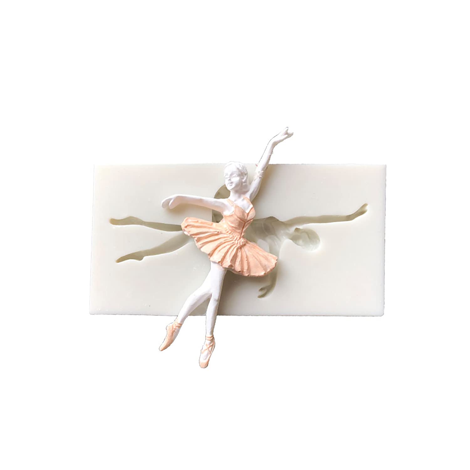 Ballet Girl Silicone Mold For Ballerina Dance Lovers Diy Fondant Candy Making Chocolate Molds Lollipop Desserts Ice Cube Gum Cla