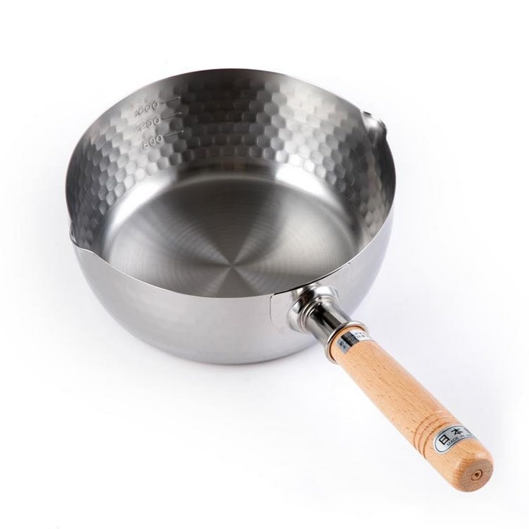 Japanese Stainless Steel Yukihira Saucepan 16Cm Pot, Made In Japan, 1.2 Quart, 1 Pack
