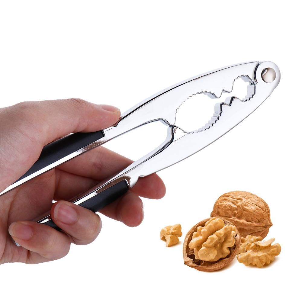 Nut Crackers Walnut Cracker Heavy Duty Stainless Steel Shell Cracker Chestnut Opener Almonds Cracking Tool Sturdy Nutcrackers Op
