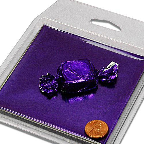 Purple Candy Foil Wrappers 4  X 4 