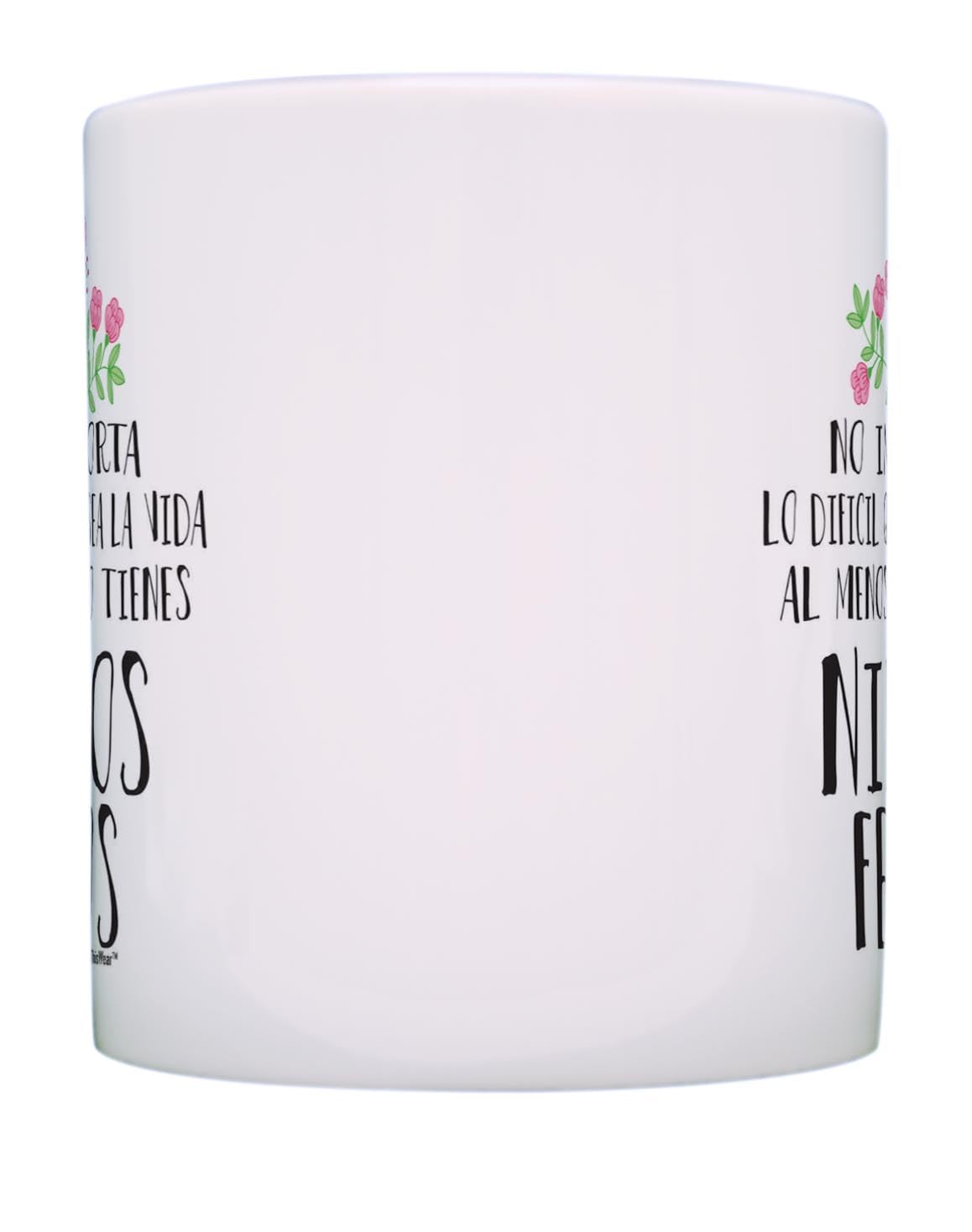 Mom Dad Gifts Al Menos No Tienes Ninos Feos Mom Daughter Dad Son Gifts Coffee Mug Tea Cup White