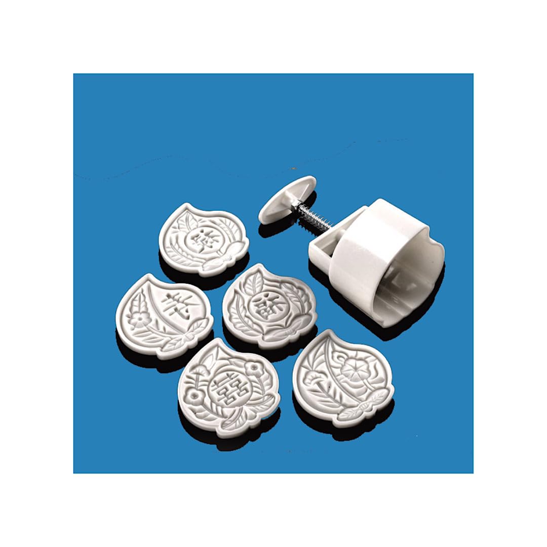 Giftshop12 Peach Shaped Moononcake Cake Cookie Cutter Mold Large