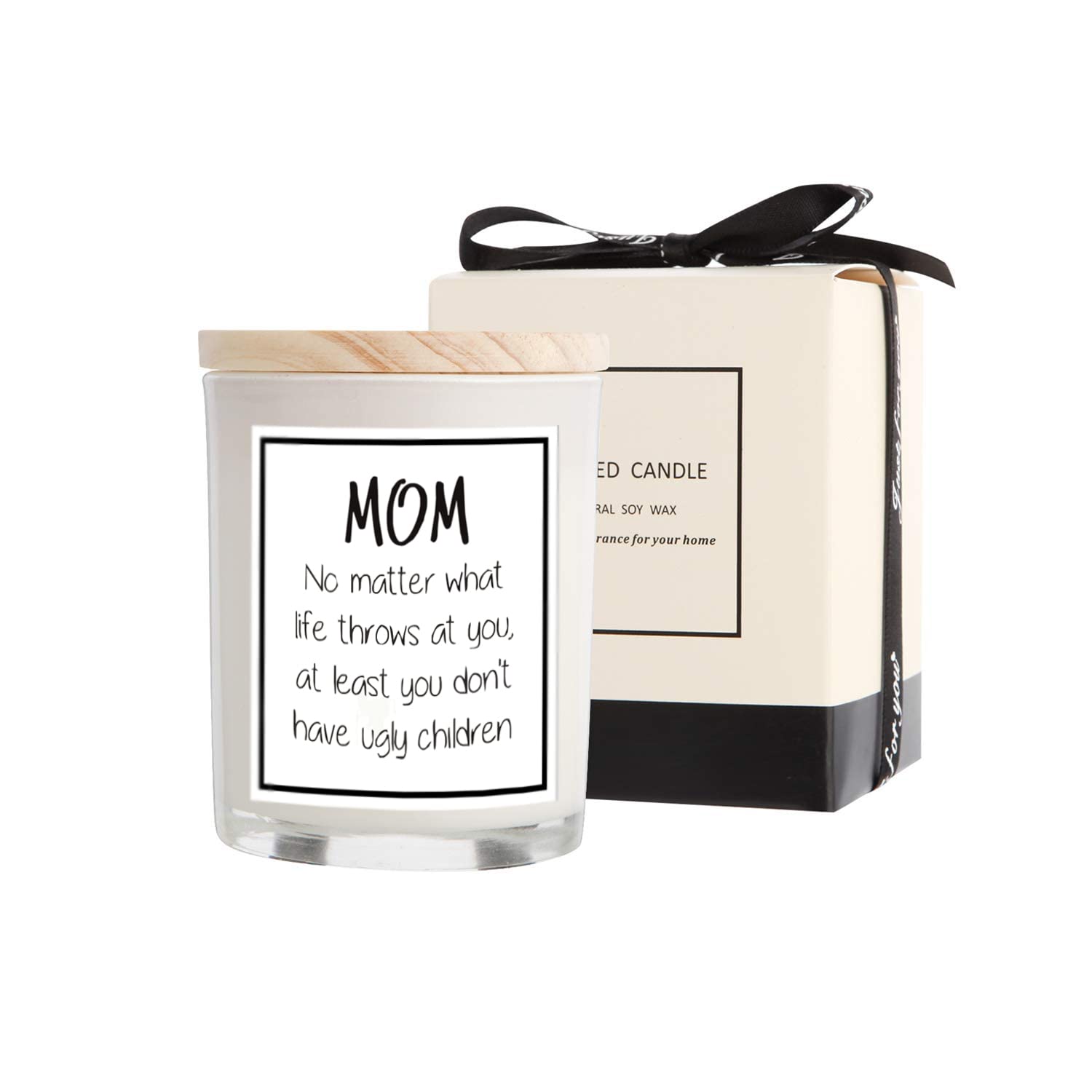 Gifts for Mom from Daughter Son - Best Mom Gifts, Funny Birthday & Mothers Day & Thanksgiving & Christmas Gifts(Vanilla)