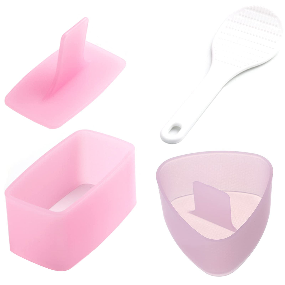 Ayccnh Non Stick Spam Musubi Maker Press, Onigiri Triangle Sushi Rice Ball Maker Mold, Japanese Home Gadgets Sushi Making Kit Fo