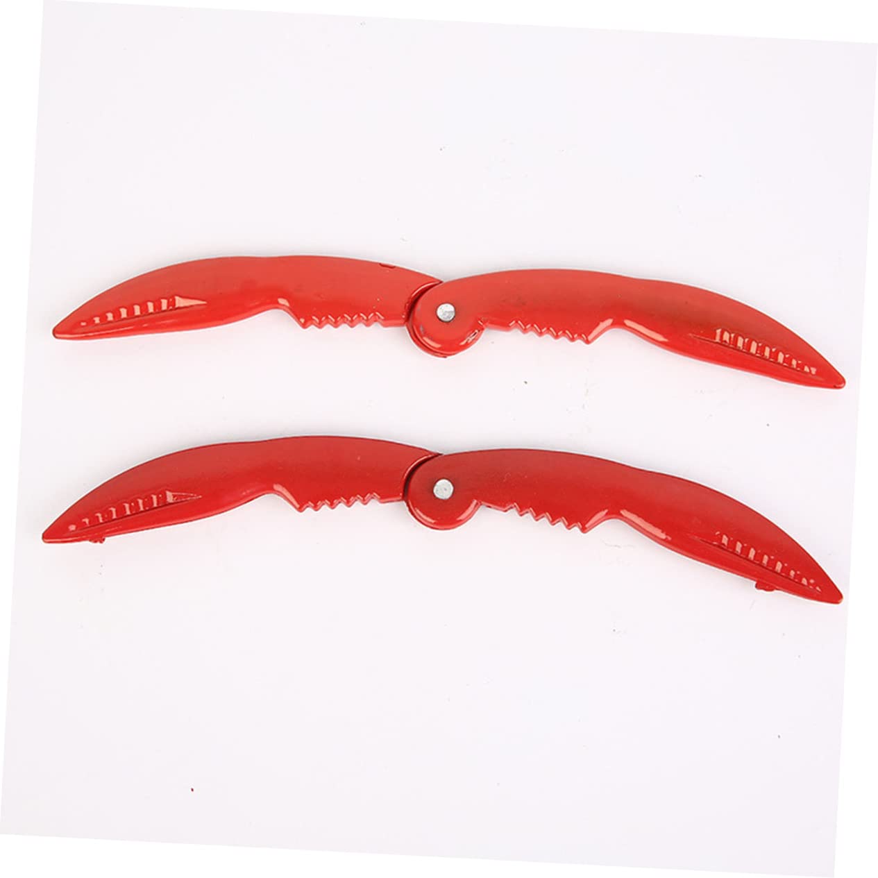 Offsch 2Pcs Crab Clamp Lobster Clip Multi Peeler Stainless Steel Spoon Cookies Nut Lobster Spoons Crab Legs Crackers Lobster Cra
