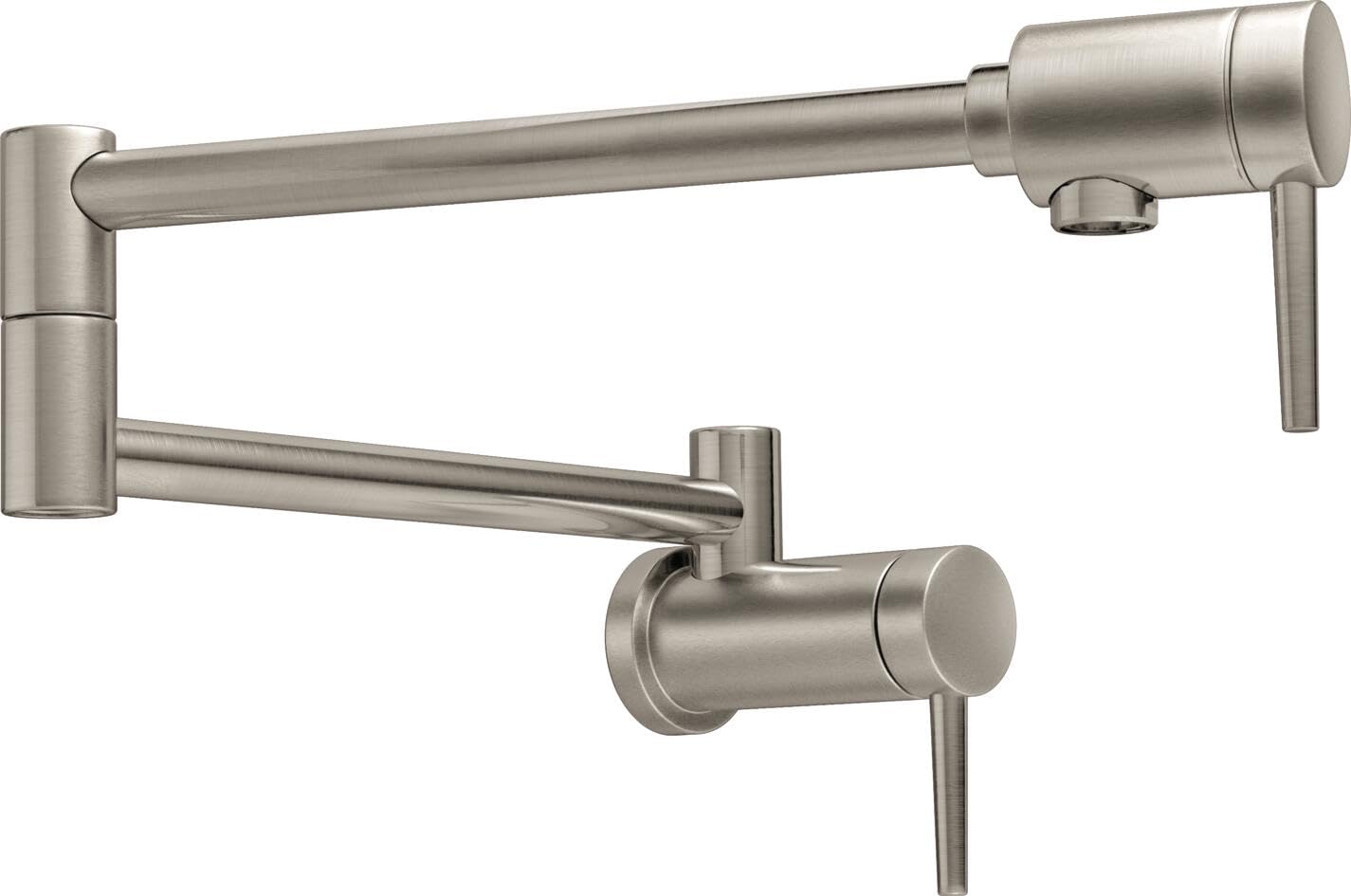 Delta Faucet Contemporary Stainless Steel Pot Filler Faucet Brushed Nickel, Delta Pot Filler, Pot Filler Faucet Wall Mount, Potf