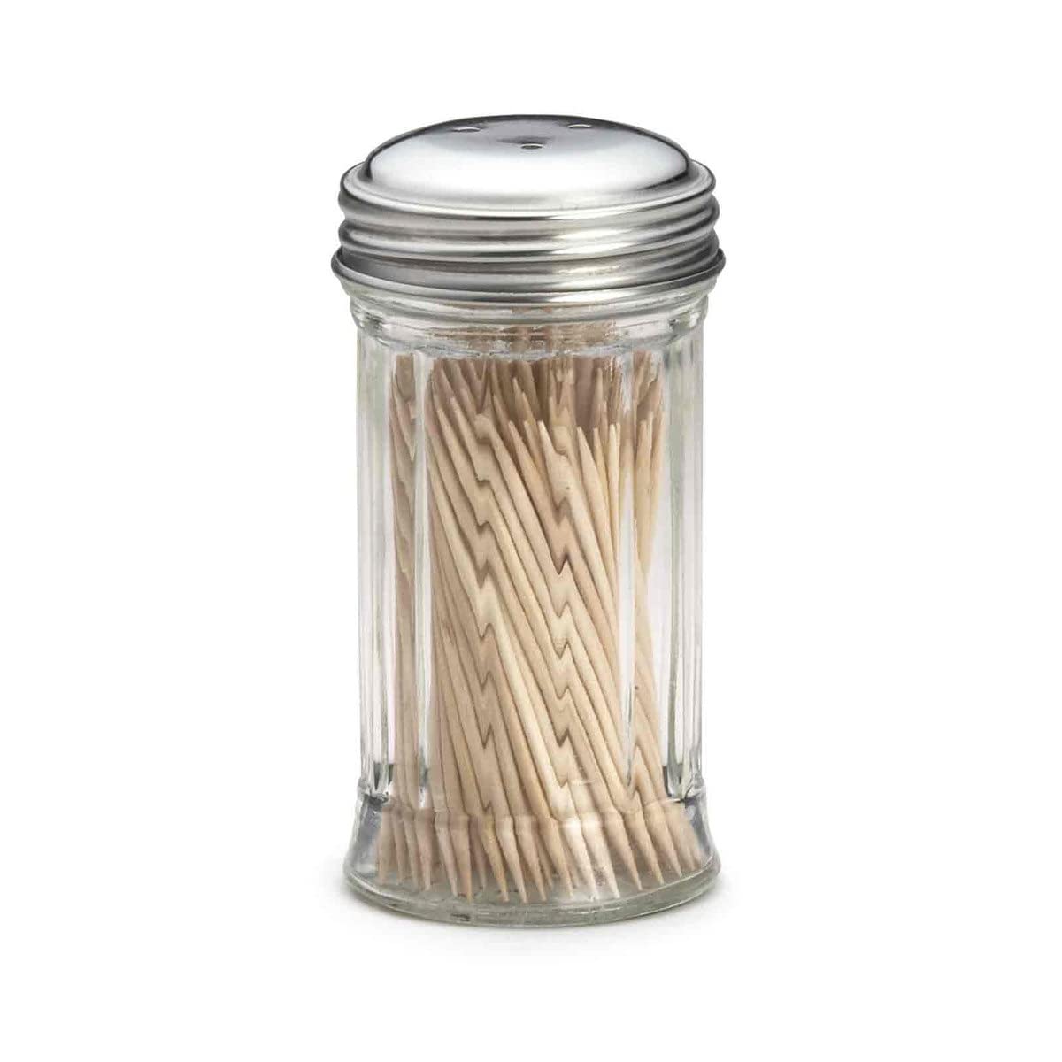 Tablecraft Products Glass Toothpick Dispenser With Picks