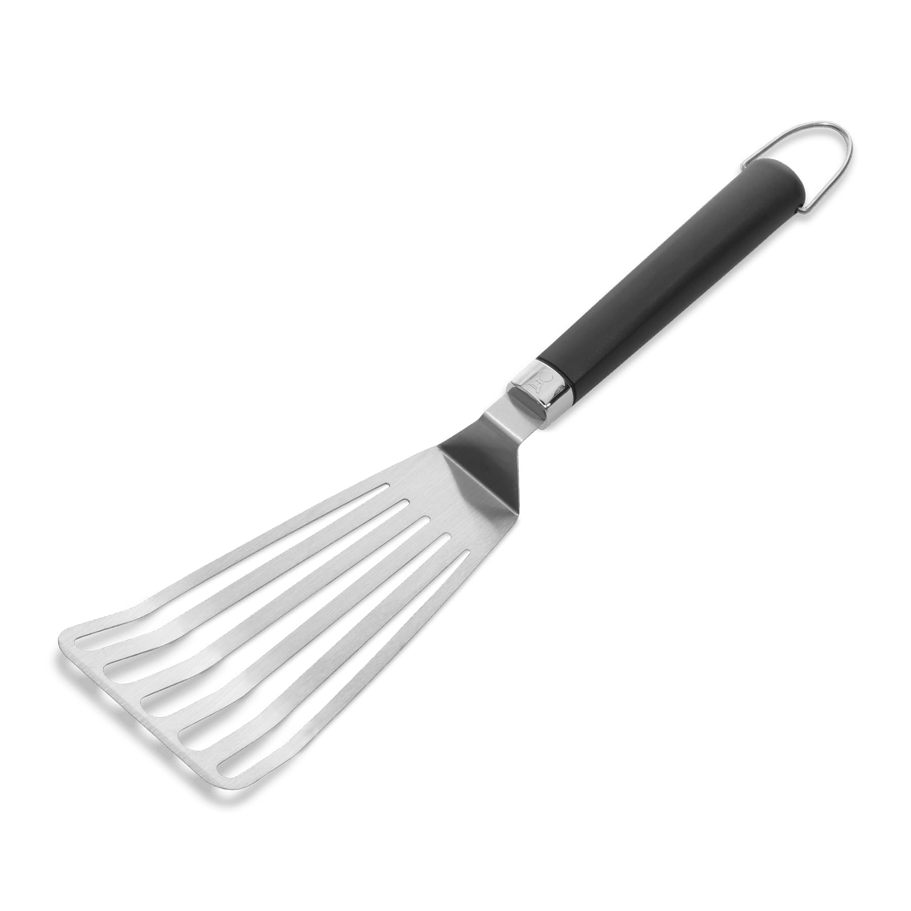 Weber Flexible Griddle Spatula - Stainless-Steel Slotted Spatula with Beveled Edge for Delicate Foods & Non-Stick - Griddle Acce