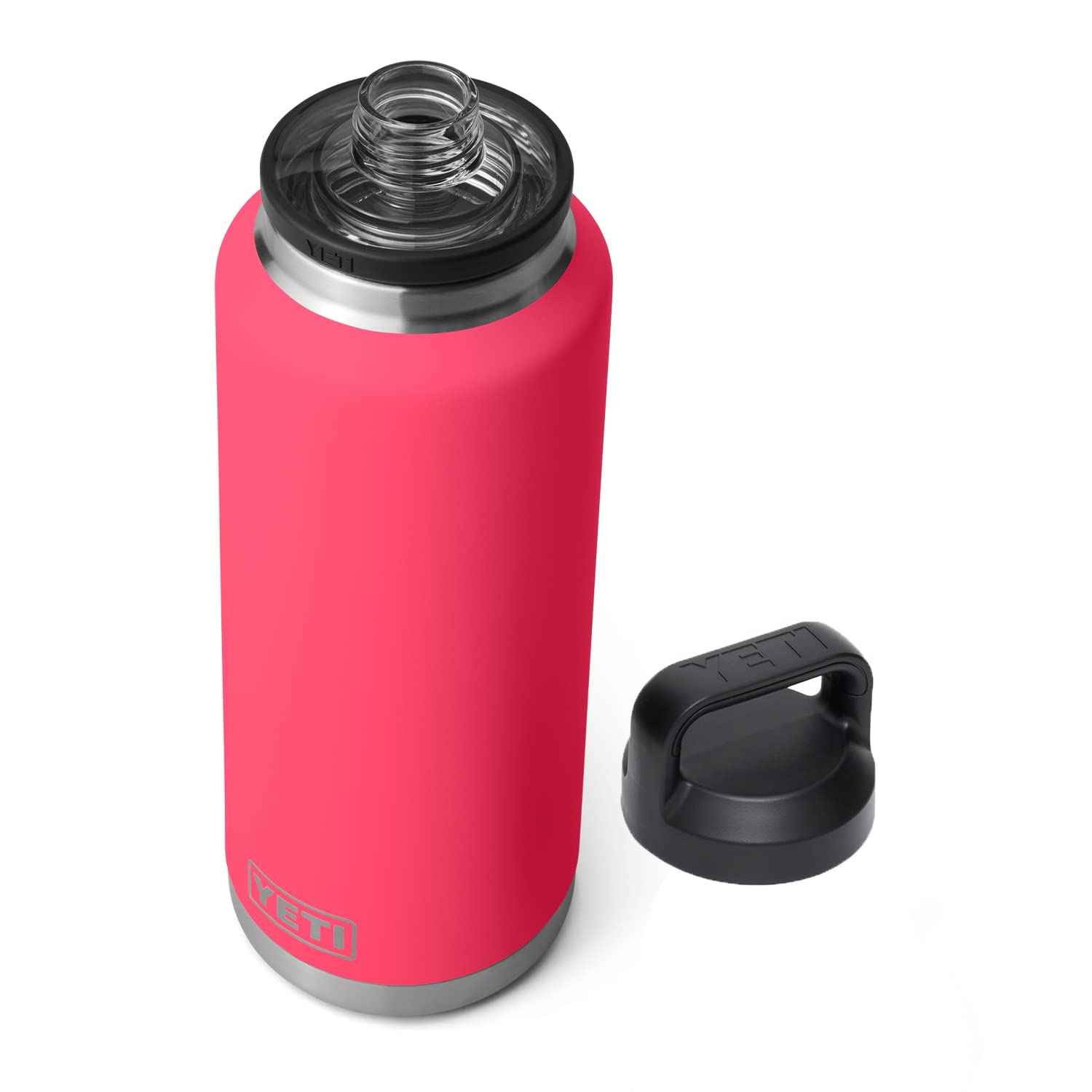 Yeti Rambler 46 Oz Bottle Retired Color, Vacuum Insulated, Stainless Steel With Chug Cap, Bimini Pink