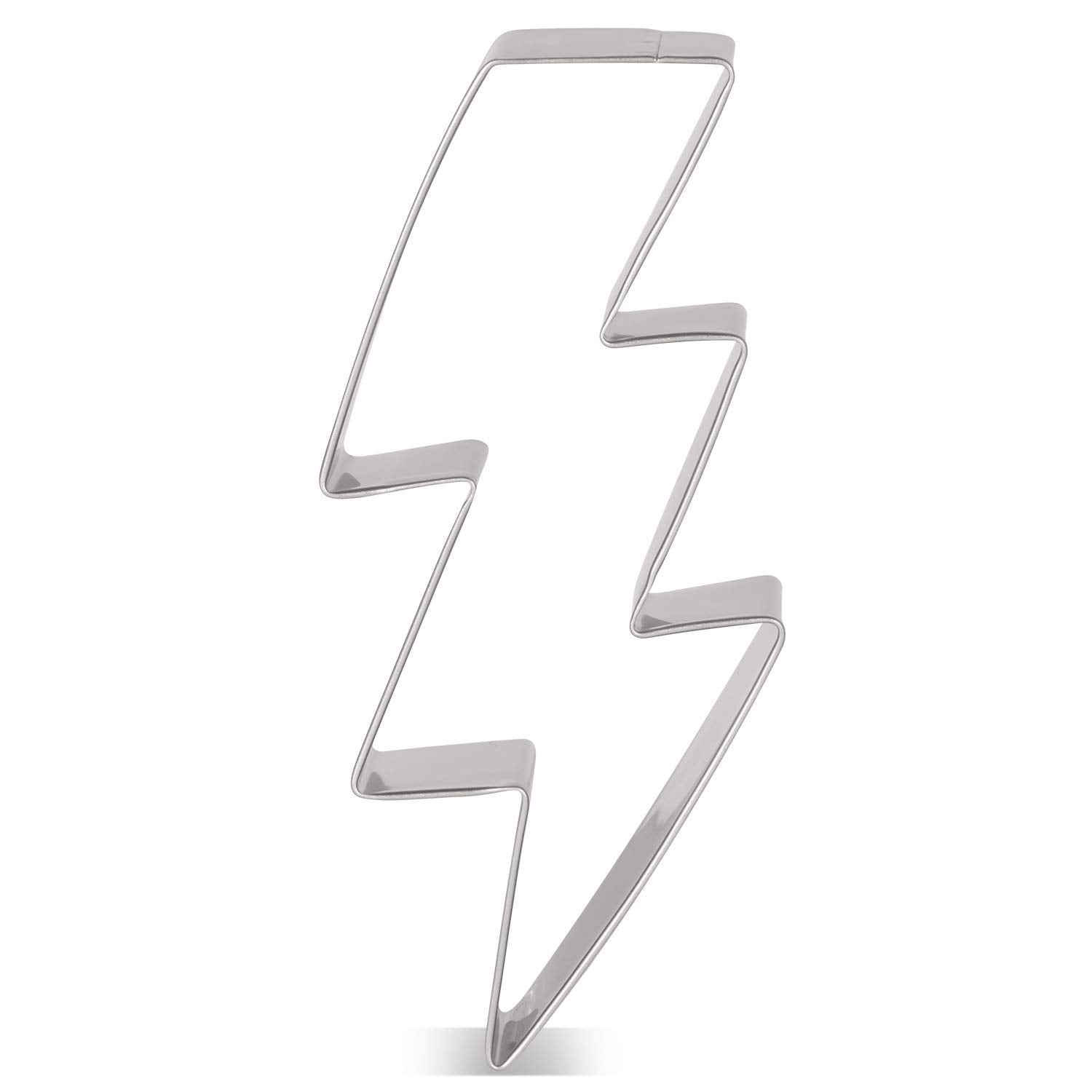 Liliao Flash Lightning Bolt Cookie Cutter Biscuit Fondant Cutters For Kids Birthday Party - 2.2 X 4.6 Inch - Stainless Steel