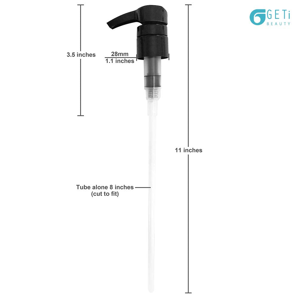 Shampoo And Conditioner Universal Pump | 6-Pack Liter 33.8 Oz Pump Dispenser - Fits Liter Size Bottles With A 1 Inch Opening Siz