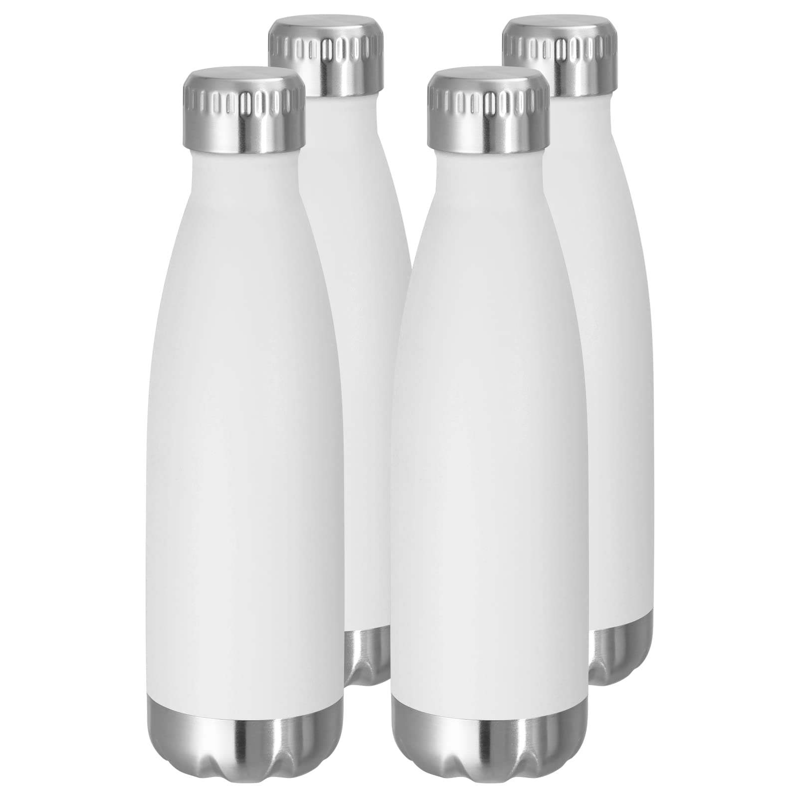 VEGOND 17oz Stainless Steel Water Bottles Bulk, Reusable Metal Sports Bottle Keeps Drink Hot and Cold, BPA Free Double Wall Vacu