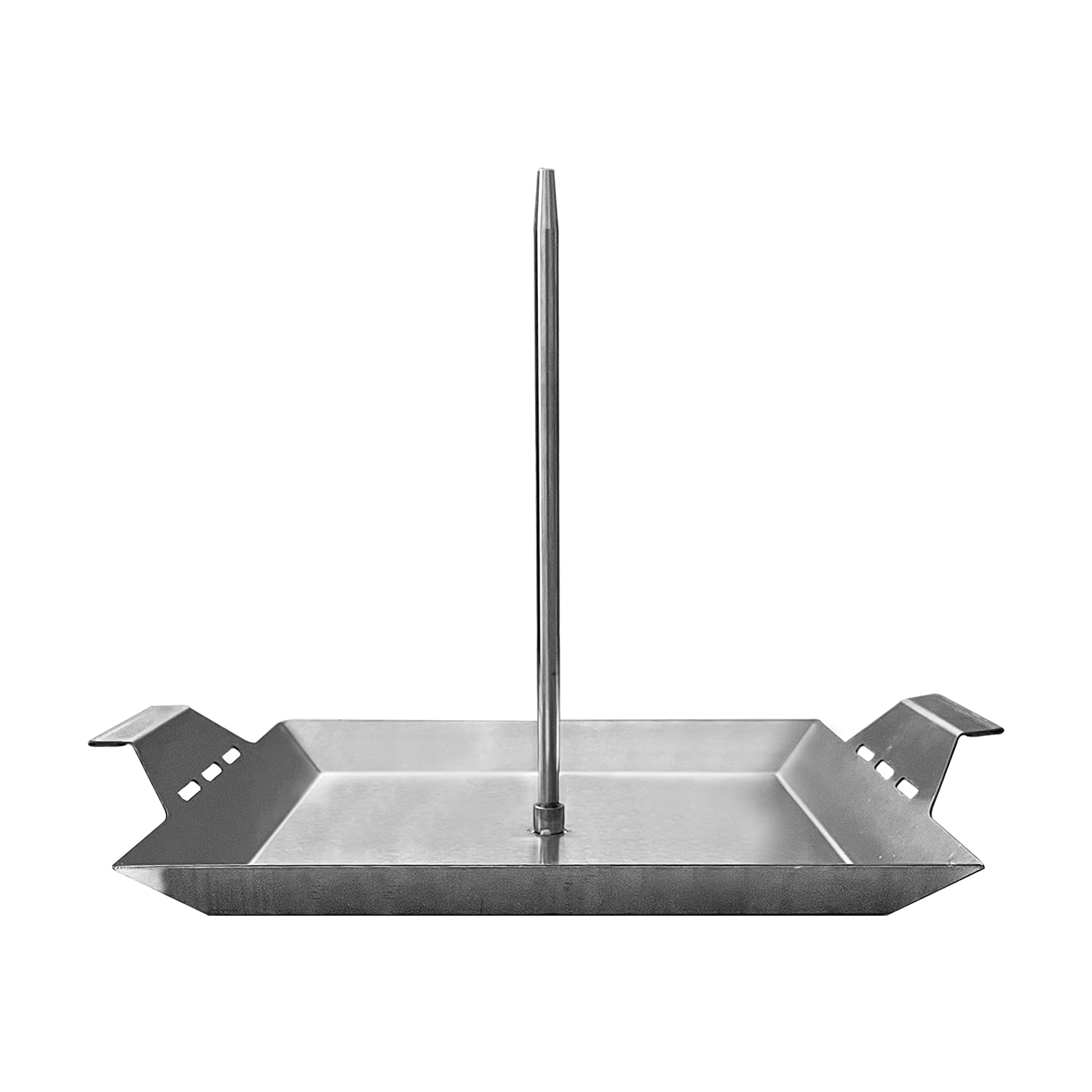 Grillvana Stainless Steel Vertical Skewer For Tacos Al Pastor, Shawarma, Kebabs- Bbq Grilling Accessory W/ 2 Removable Spikes (8