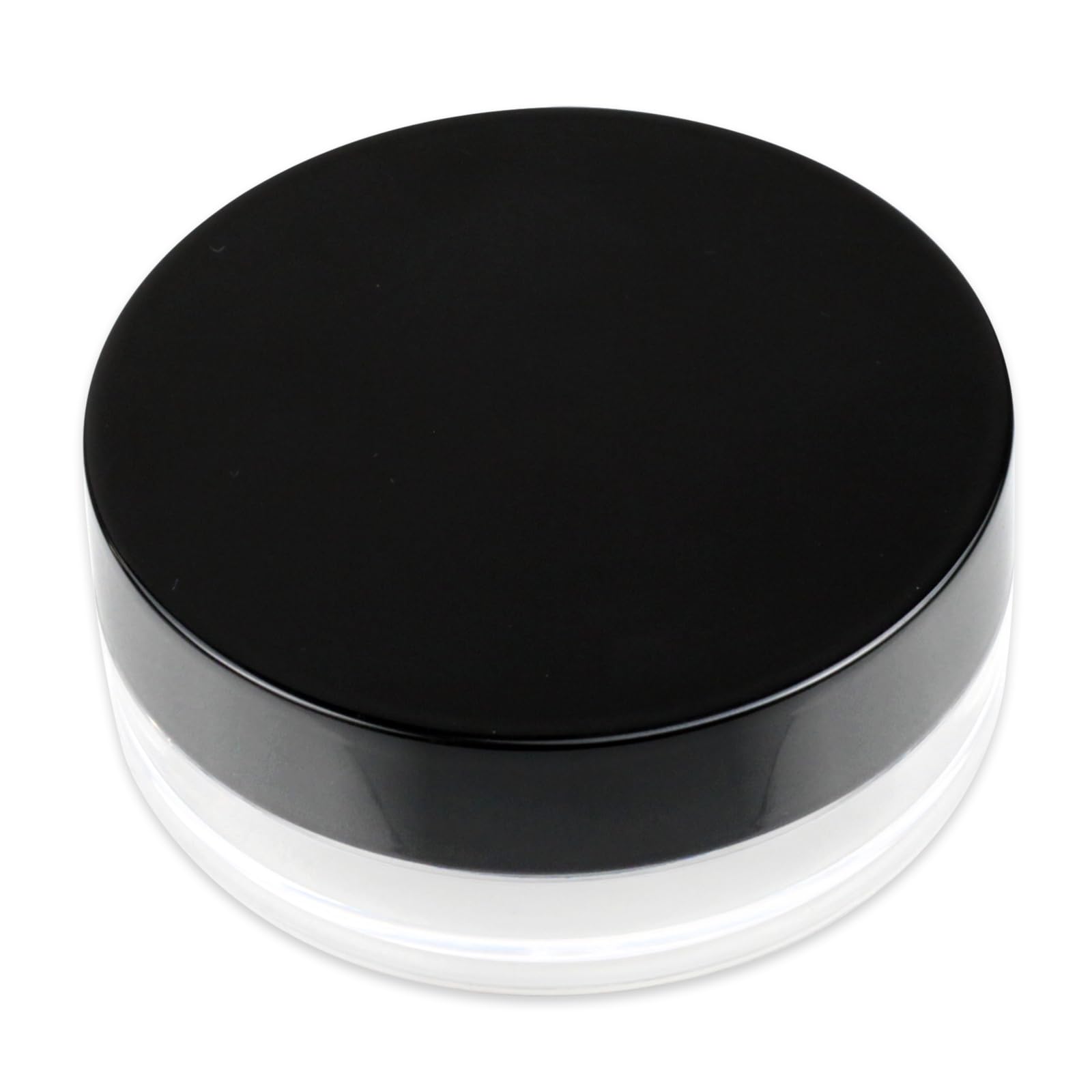 10g Refillable Loose Powder Container with Sifter & Puff  Travel Cosmetic Jar Compact with Lid, Empty Makeup Box for Face Powde