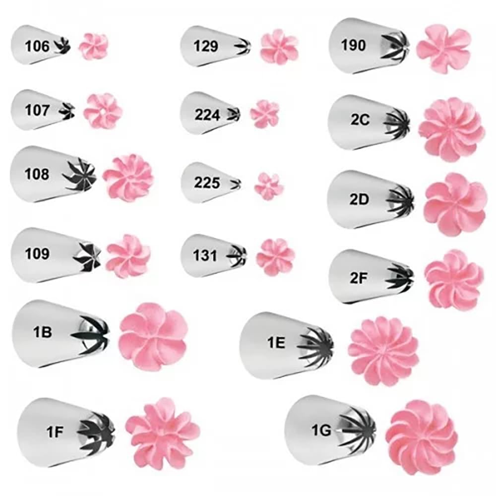 Wilton Decorating Piping Tip, No 2D - Drop Flower