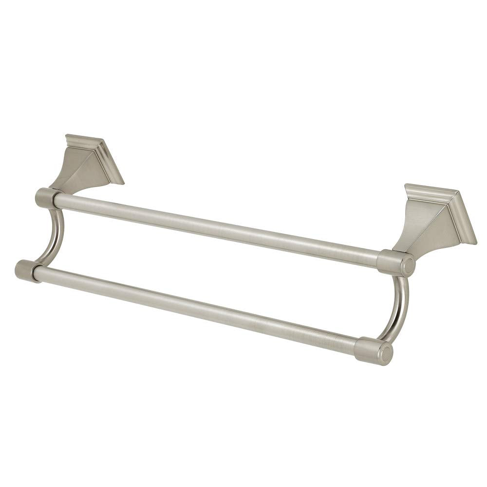 Kingston Brass BAH612318BN Monarch 18-Inch Dual Towel Bar  Brushed Nickel