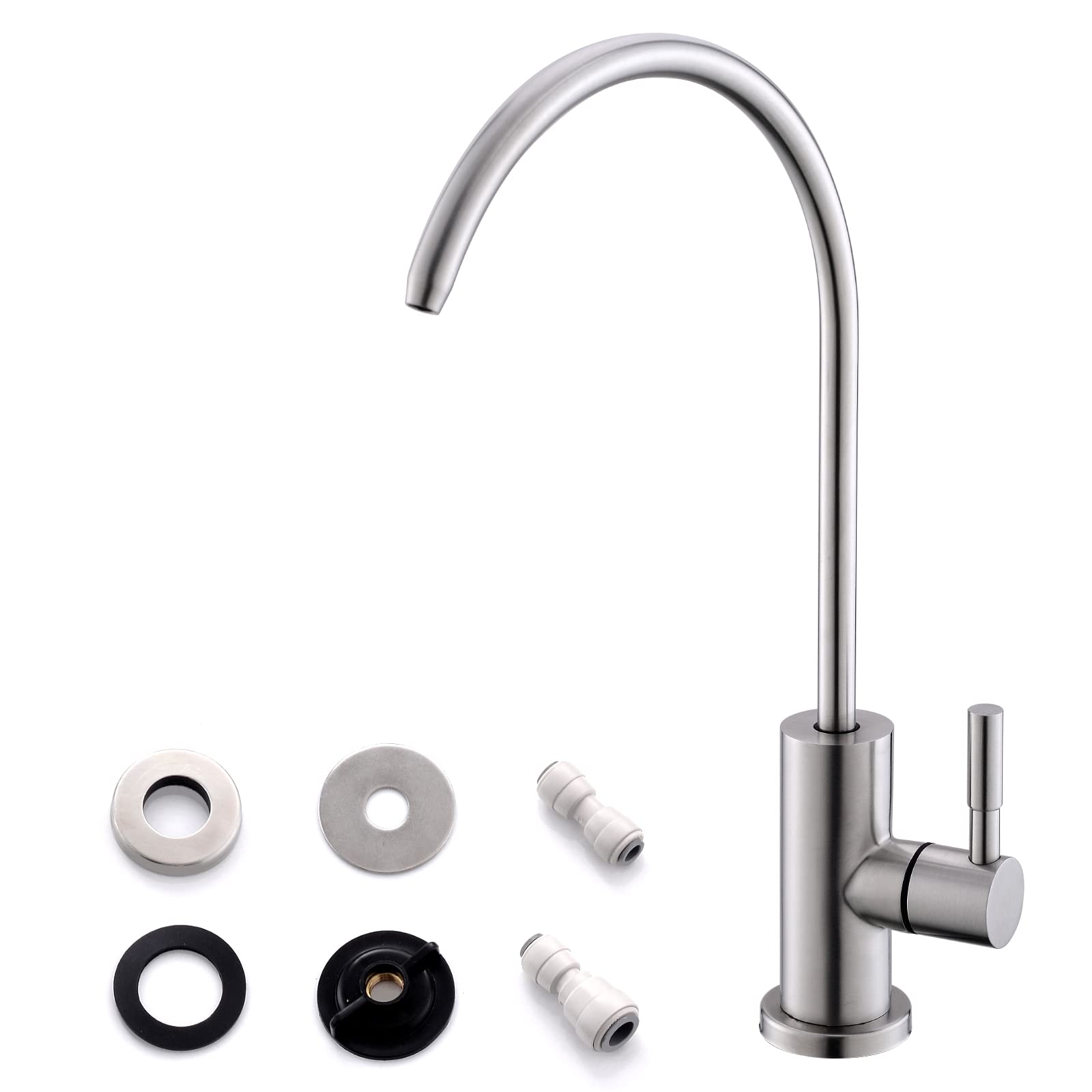 Wewe Drinking Water Faucet For Kitchen Sink, Kitchen Water Filter Faucet Stainless Steel For Reverse Osmosis Or Water Filtration