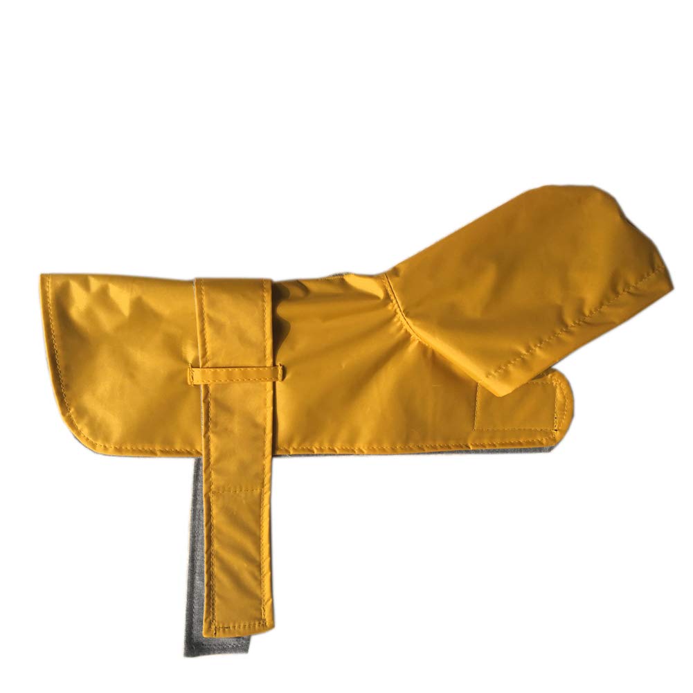 Leerking Dog Raincoat Hooded Leash Hole 10 Sizes, Waterproof Double Layer Dog Rain Coat Jacket With Cotton Lining For Small Medi