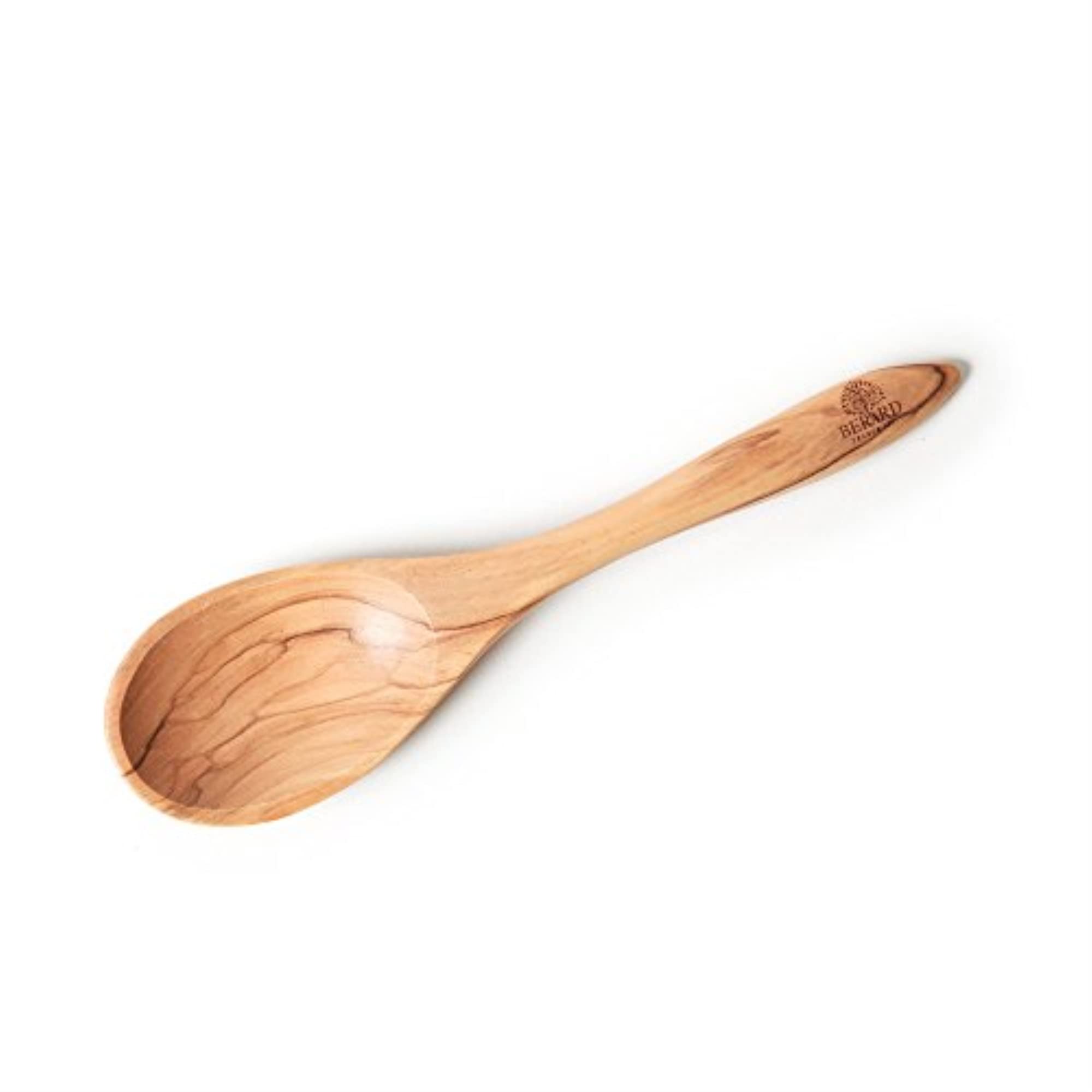 Berard French Olive Wood 12-Inch Handcrafted Wood Spoon, Terra Collection
