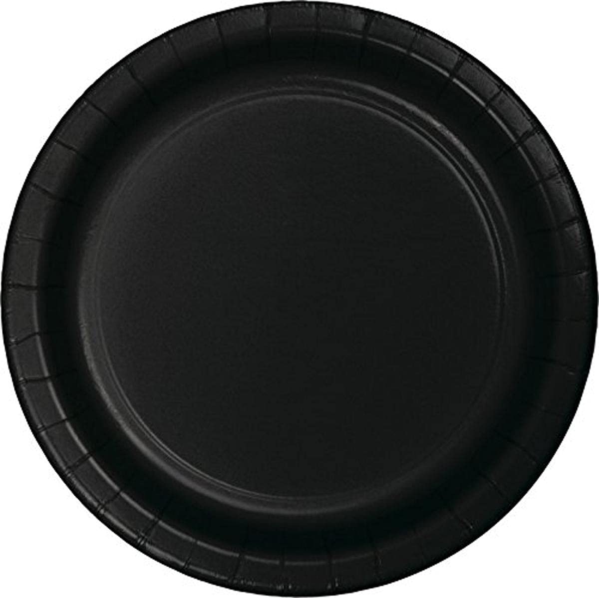 Creative Converting Party Supplies Dinner Plates, 7.5 X 4.25-Inch, Black Velvet