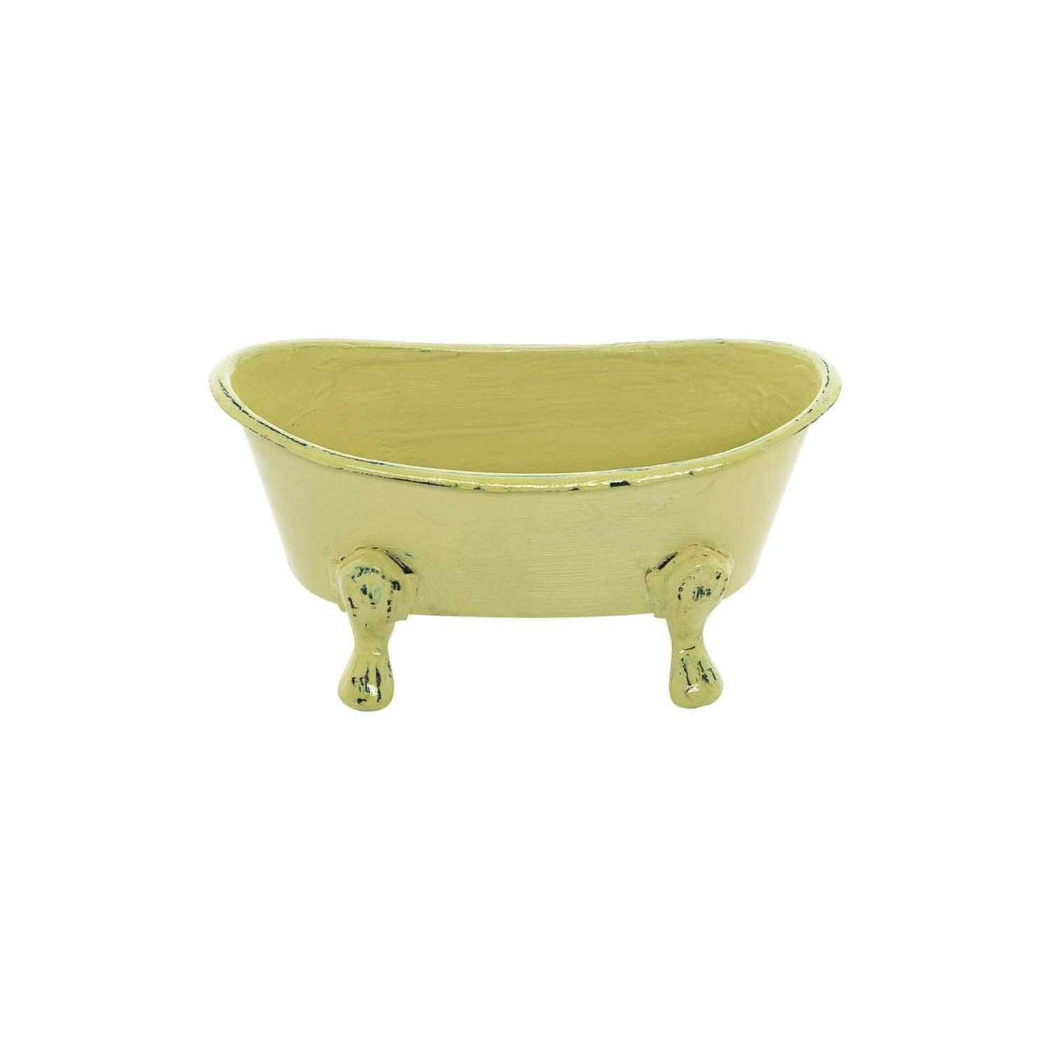 Mini Yellow Bathtub Soap Dish