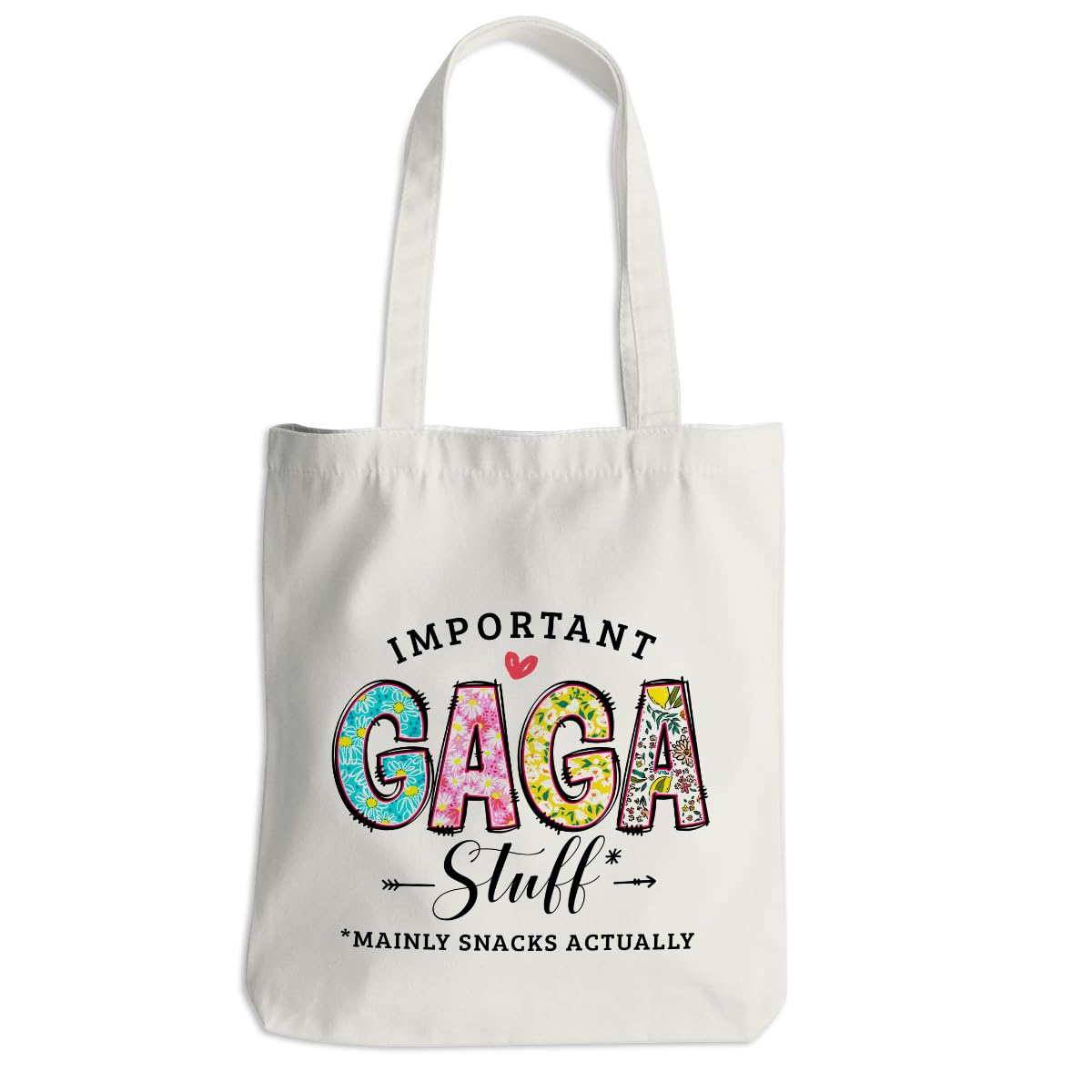 Grandma Gifts Gaga Tote Bag From Granddaughter Beach Bag Book Shopping Reusable Grocery Bags For Women Female Mom Nana Grandmoth