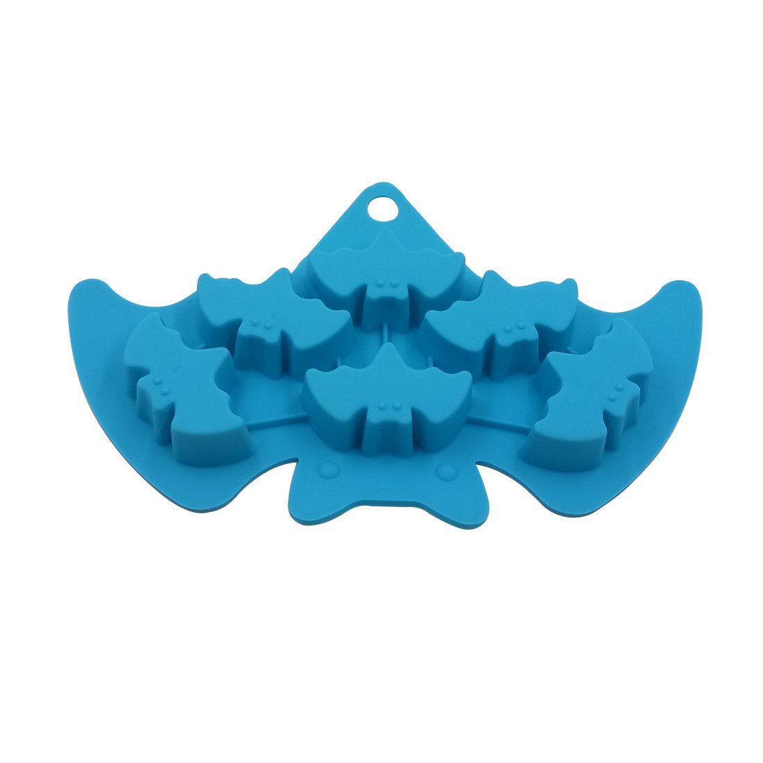Lshcx Silicone Bakeware Set - Heat Resistant Halloween Baking Molds For Chocolate, Candy Mold Ice Tray - Bats, 2 Pack