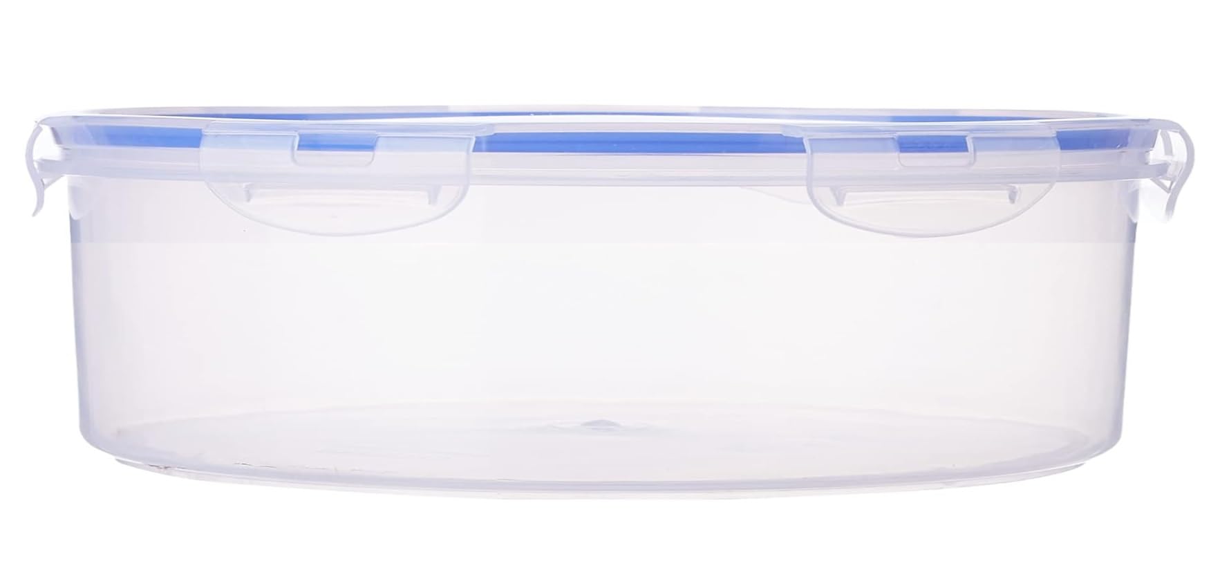 Antorn Round Airtight Container, Plastic Large Fridge Storage Containers, Leakproof Round Containers  (3000Ml), Transparent