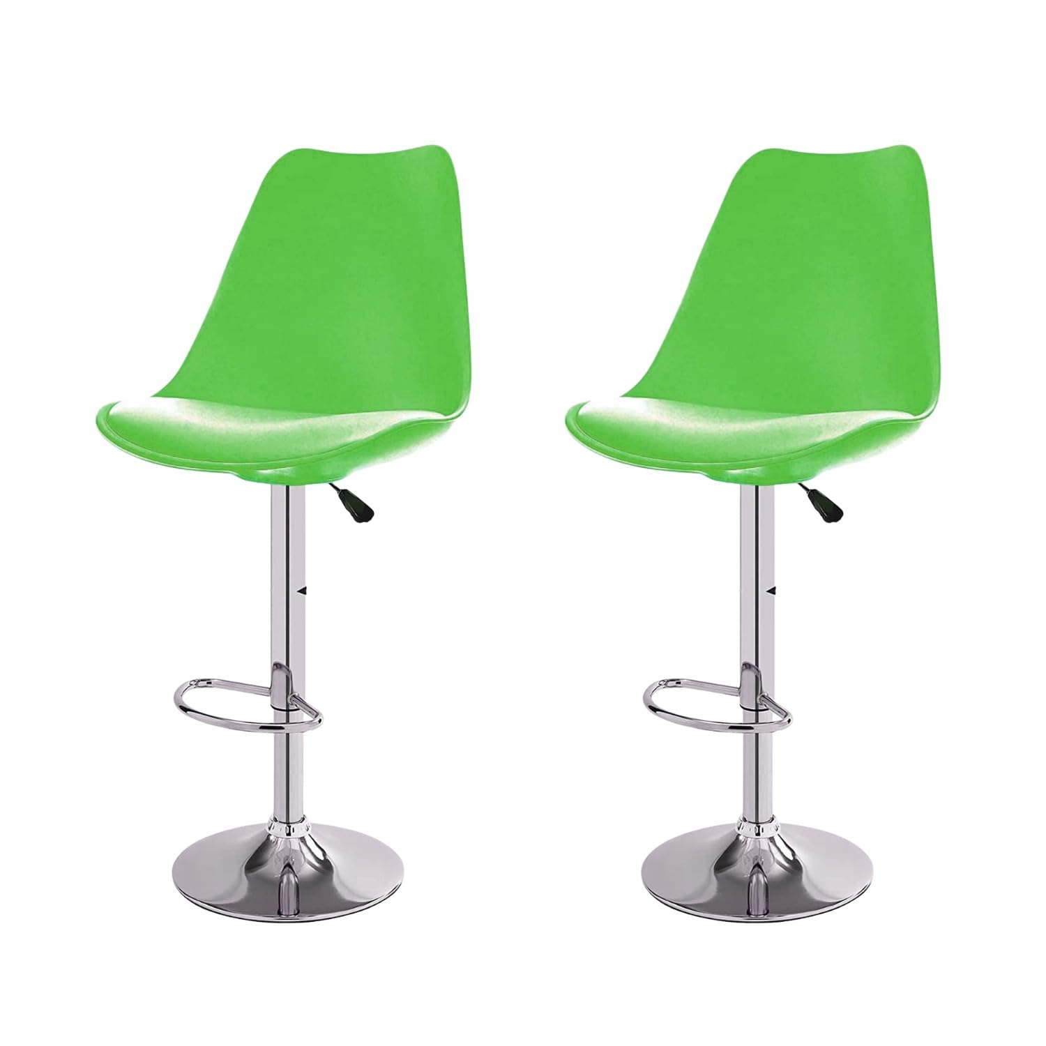 Rw Rest Well Rapid Bar Stool Chair With Adjustable Height|Comfortable Padded Seat & Footrest Chair|Modern Counter & Kitchen Seat