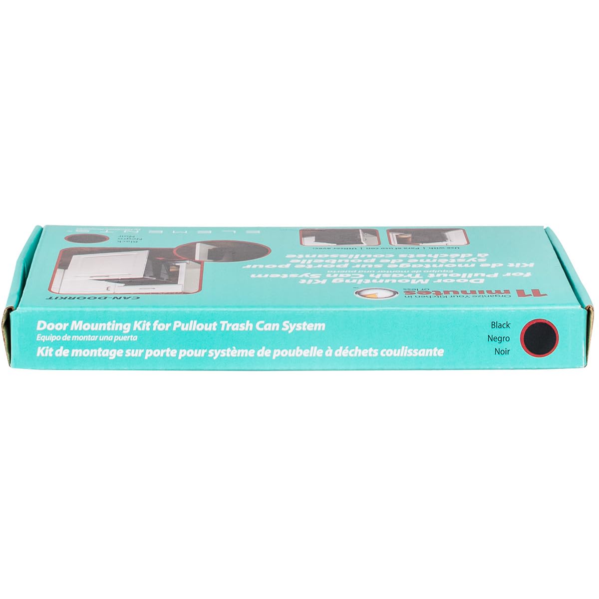 Hardware Resources Door Mount Kit For Can-Ebm Series, Black