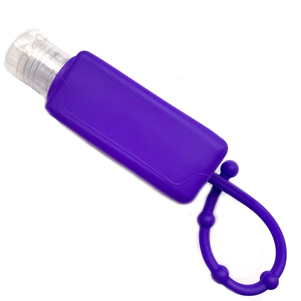 5Pcs/Pack 30Ml Empty Silicone Bottles Portable Travel Containers Hanging Case Refillable Travel Accessories (30Mlx5)