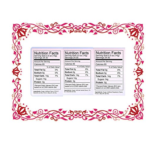 The Candery Cotton Candy Floss Sugar (3-Pack) Includes 50 Premium Cones (3-Pack 11Oz With 50 Cones) Kosher