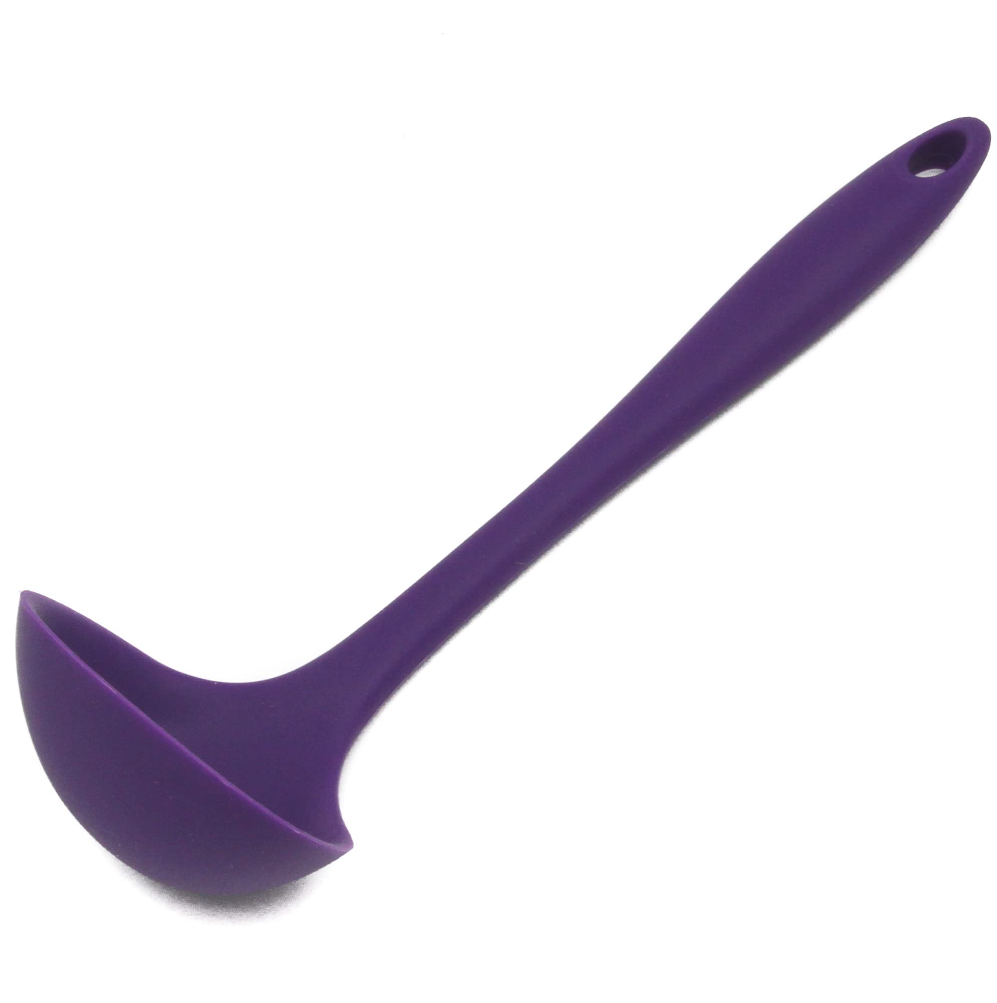 Chef Craft Premium Silicone Cooking Ladle, 11.25 Inch, Purple