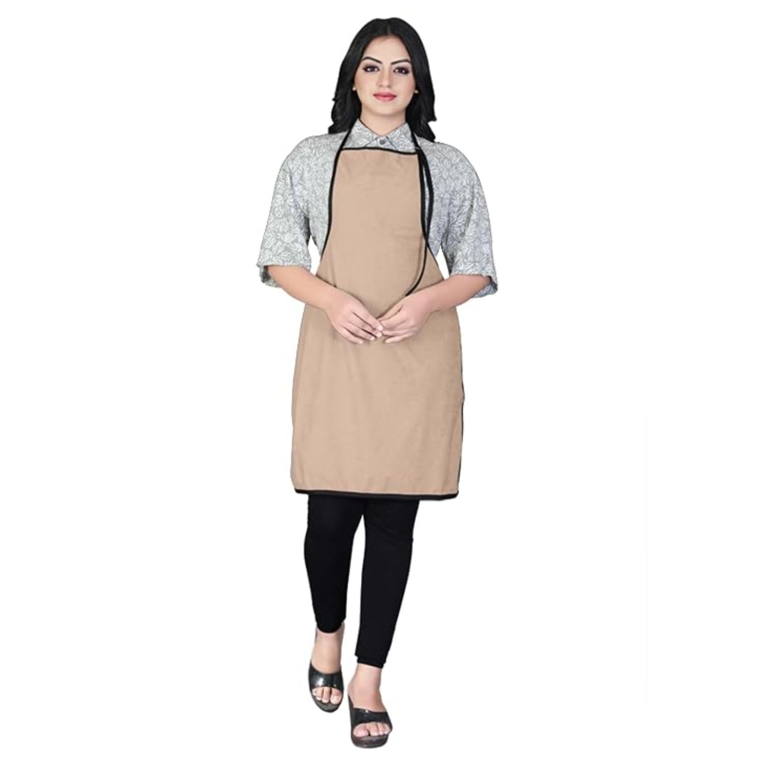Nirmitz Get The Best With It Waterproof Cotton Apron For Men & Women, Adjustable Neck Strap, 24 X 33 Inch Washable Apron For Coo