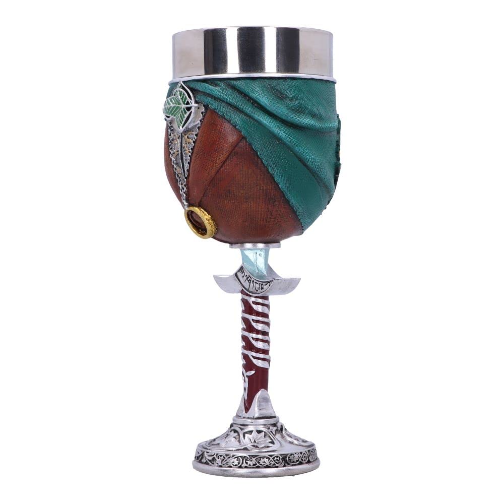 Nemesis Now Officially Licensed Lord Of The Rings Frodo Goblet, Brown, 19.5Cm