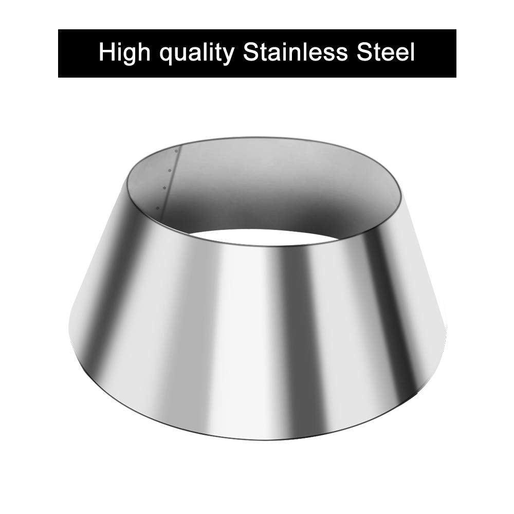 Outspark BBQ Whirlpool for Weber Kettle 22/26.75 WSM Smokey Mountain  XL Kamado XL Big Green Egg  Stainless Steel Barbecue Charcoal Grill Accessories Medium Size
