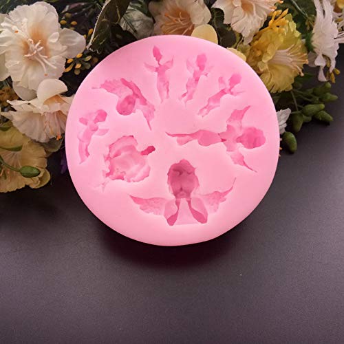 8 Fairy Sizes Shapes Angel Baby 3D Boy Wing Silicone Mold Tools For Make Chocolates Hard Candies Desserts Ice Candles Soap Bakin