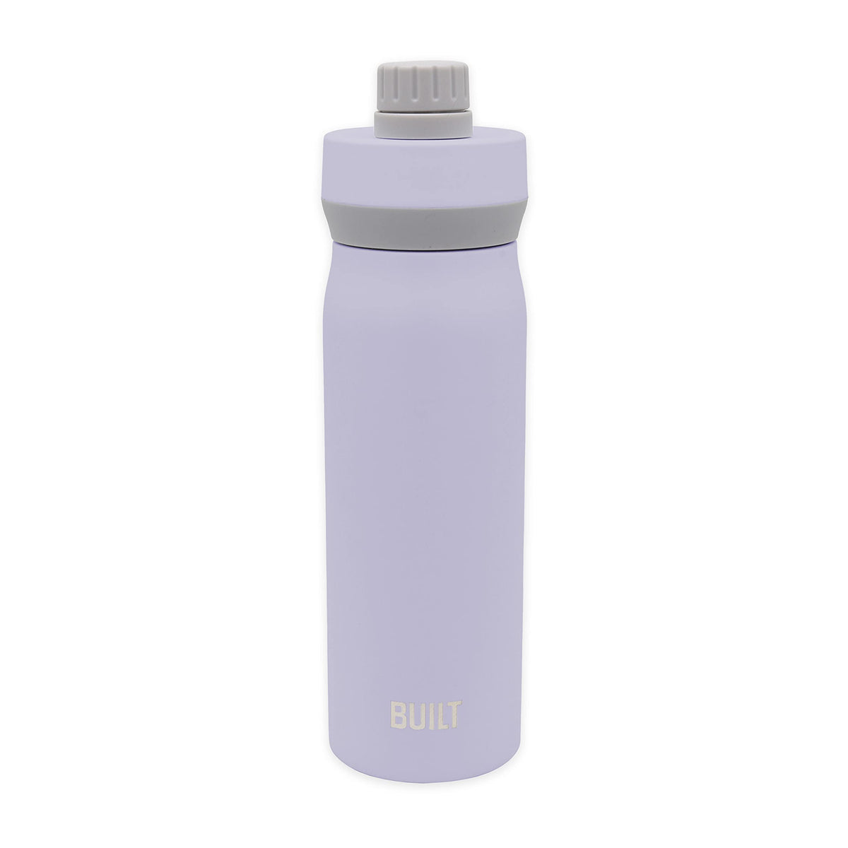 Built Cascade Double Wall Vacuum Insulated Stainless Steel Wide Mouth Water Bottle With Comfort Grip And Chug Lid And Carry Hand