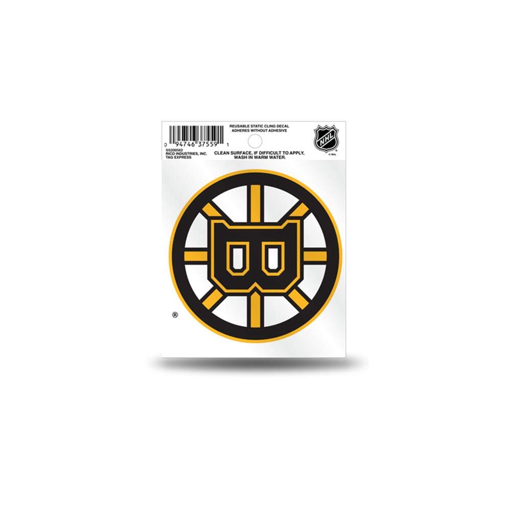Rico Industries NHL Boston Bruins Small Static Cling Decal