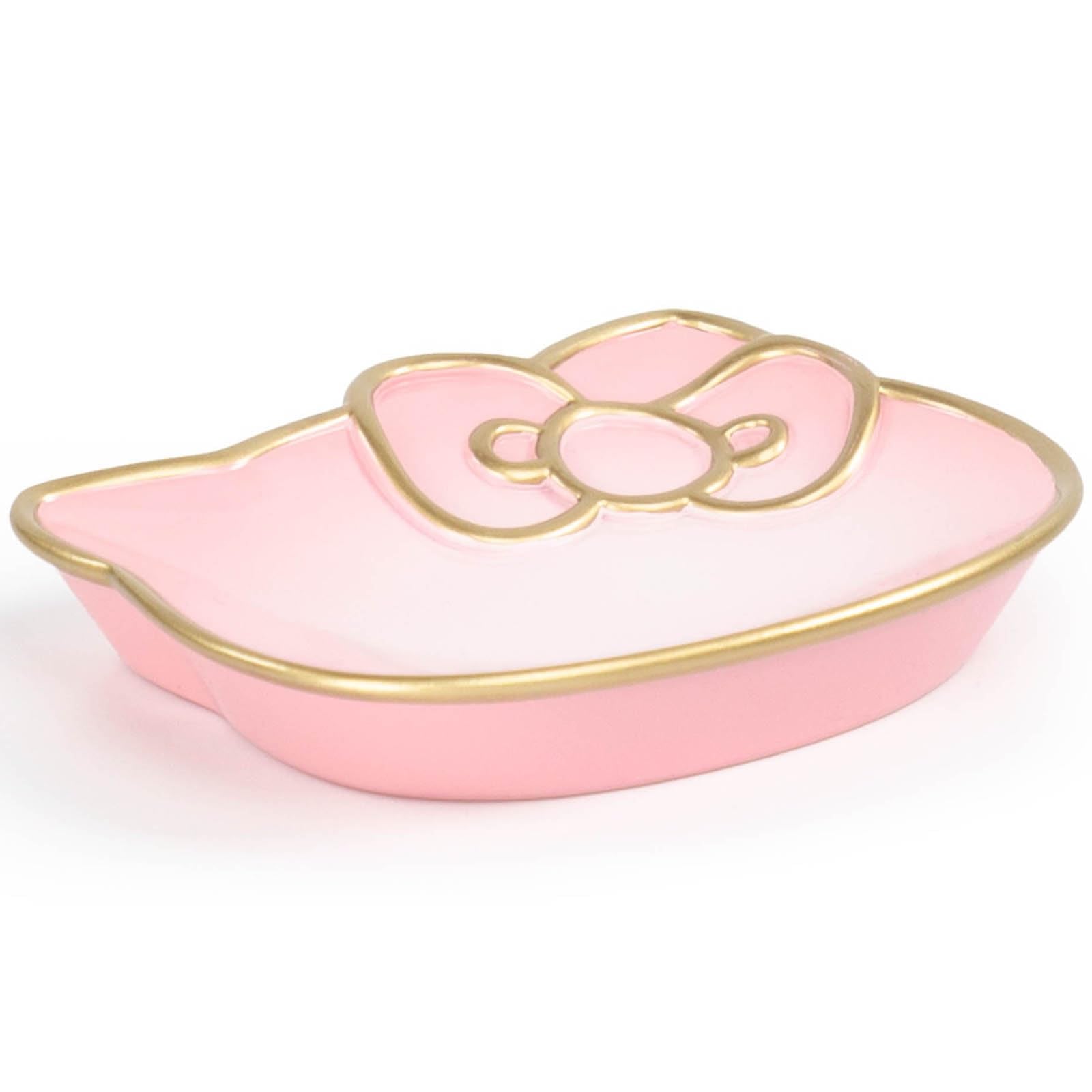 Jay Franco Hello Kitty Soap Dish - Pink Resin Sponge Holder/Jewelry Dish - Bathroom D  Cor