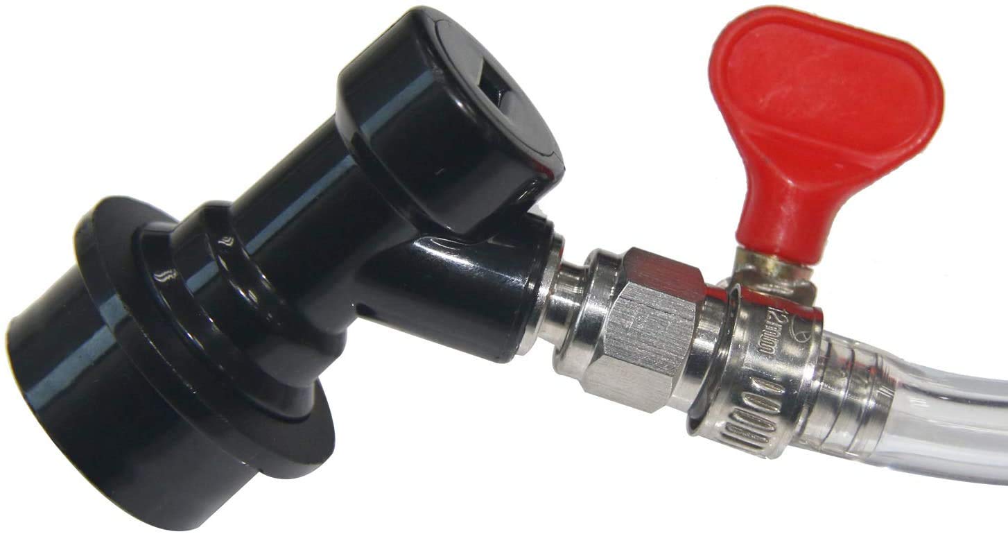 Stainless Steel 304 Barded Swivel Nut Set Of 2, 1/4'' Barb, 5/16'' Barb For Ball Lock Pin Lock Home Brew Keg Fitting