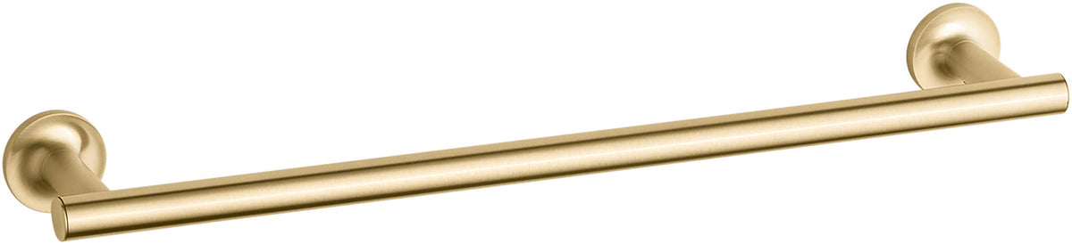 Kohler 14435-2Mb Purist 18'' Towel Bar For Bathroom Wall, Wall-Mount Towel Rack, Bathroom Towel Holder, Vibrant Brushed Moderne