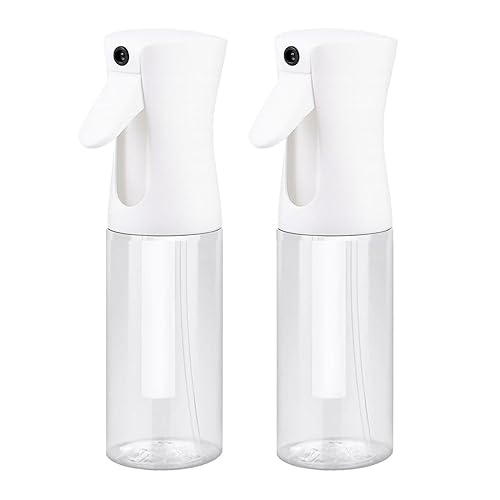VIGOR PATH Hair Empty Spray Bottle - Continuous Nano Fine Mist Sprayer - Reusable Beauty Bottle - Cleaning  Hairstyling & Plants 5oz/150 ml (Pack of 2)