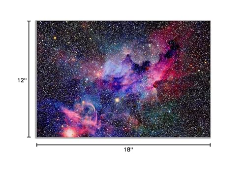 Galaxy Stars Cosmic Space Canvas Wall Art Picture Print (18X12)