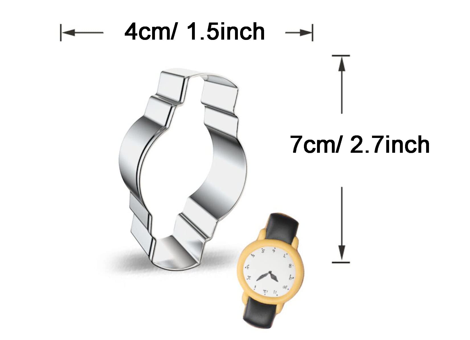 Wjsyshop Watch Shape Cookie Cutter