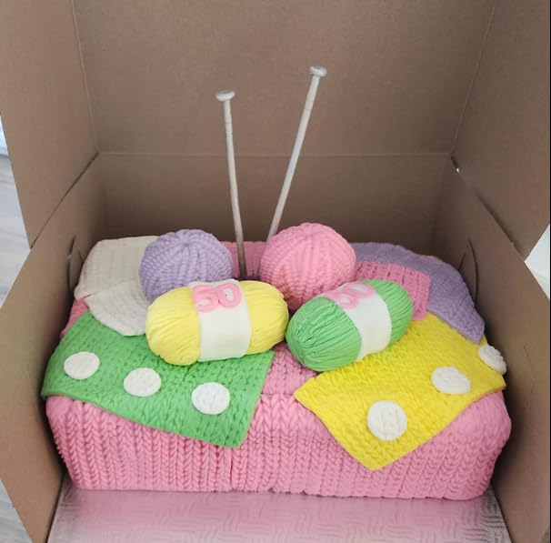 Fondant Sweater Knit Knitting Texture Silicone Chocolate For Fondant Chocolate Cake Decoration Silicone
