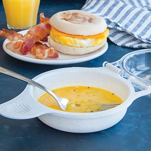 Nordic Ware 4-3/4 In. W X 6-21/32 In. L Clear Microwave Egg N' Muffin Breakfast Pan